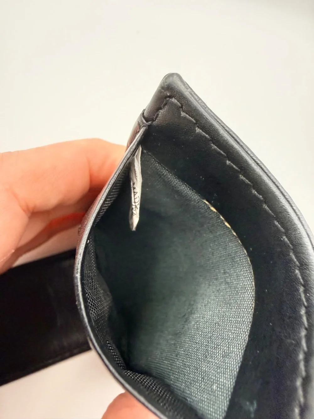 Columbia Genuine Leather Money Clip Wallet Card Holder Black RFID Style